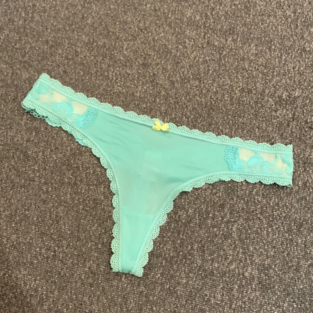 Victoria’s Secret Sea-green Thong